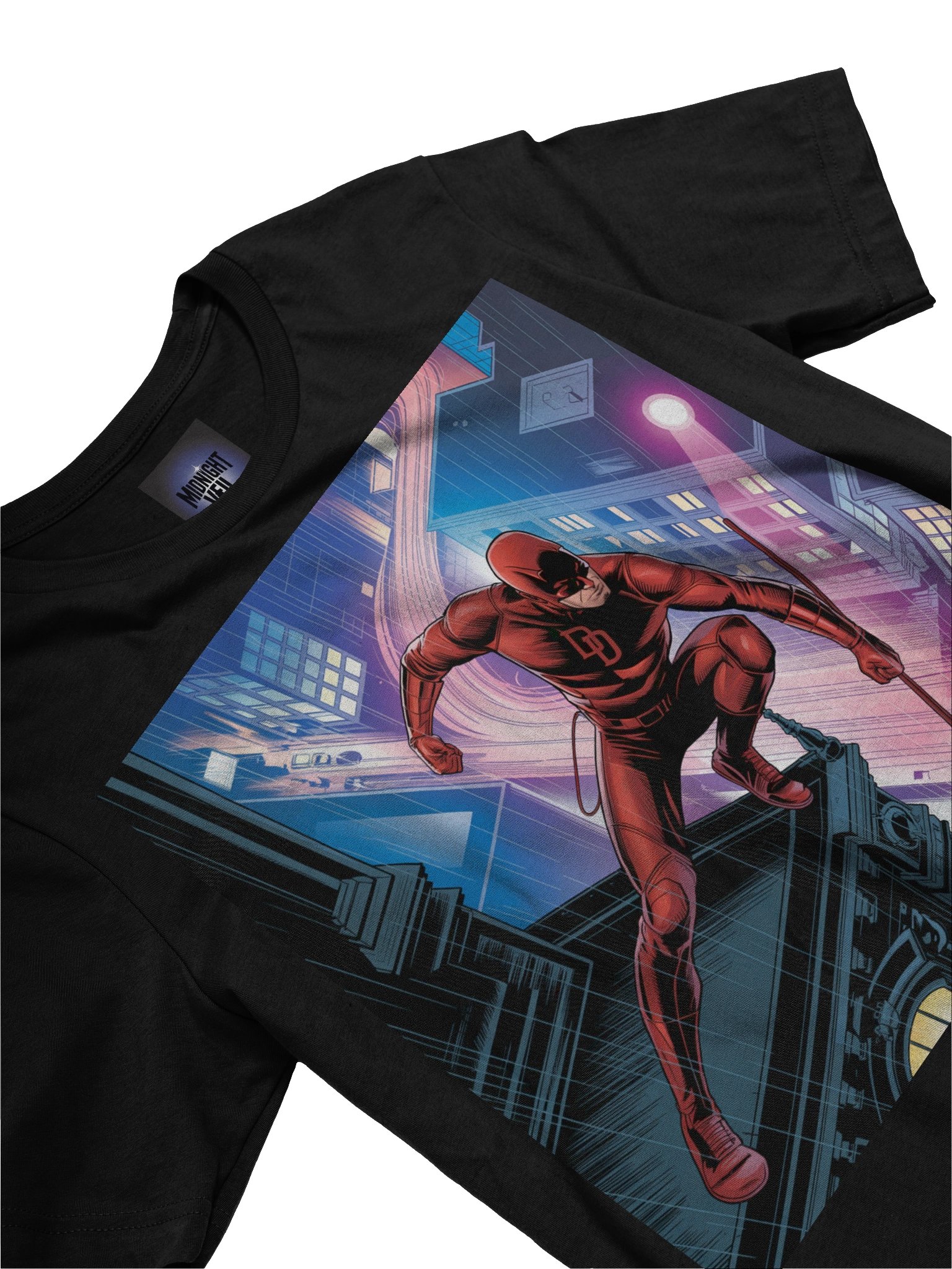 Daredevil's Neon Leap – Premium Supersoft T-Shirt product image (5)