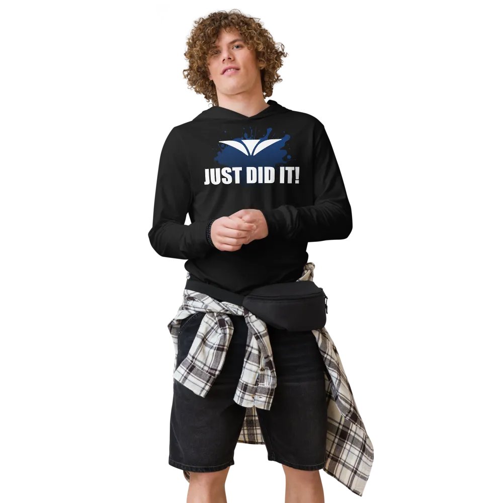 JUST DID IT Hooded Long Sleeve Tee product image (7)