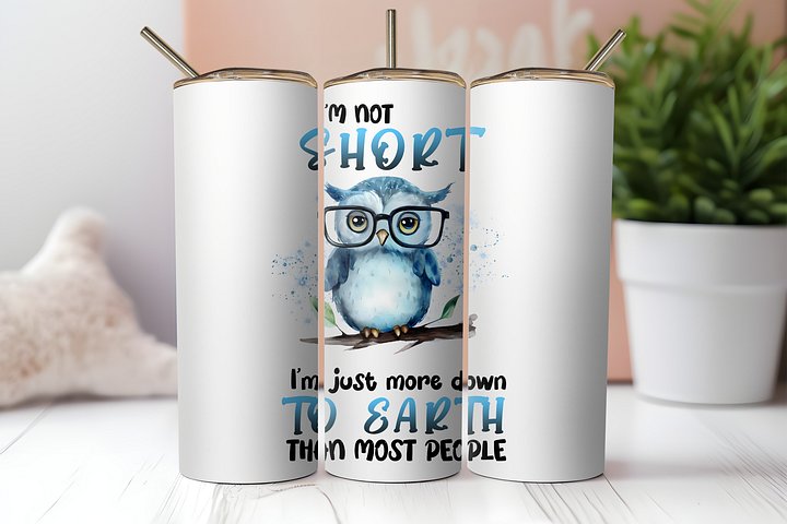 Wise Owl Tumbler: Embrace Your Down-to-Earth Wisdom! product image (2)