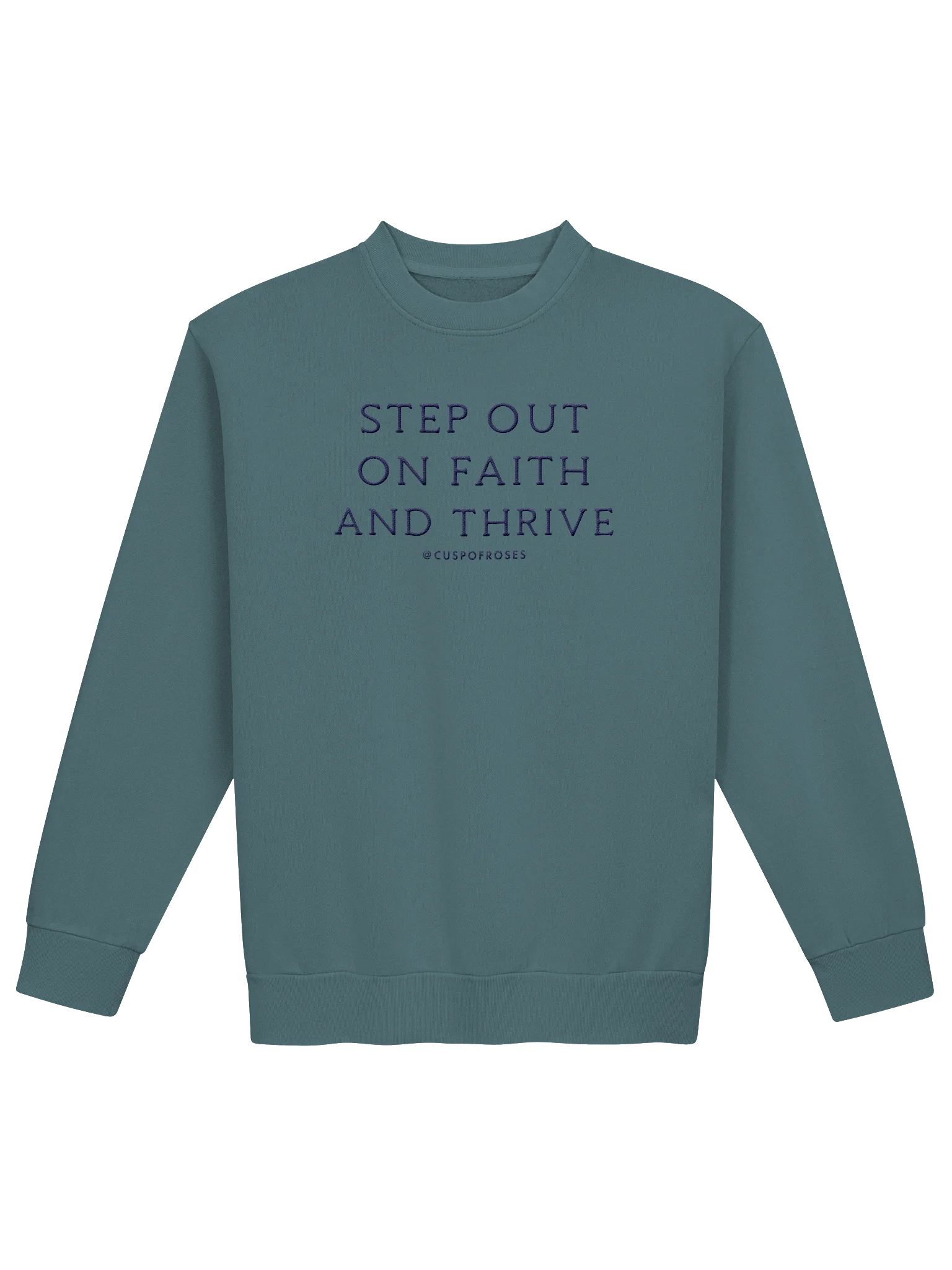 s.o.o.f.a.t. blue embroidered sweatie product image (1)