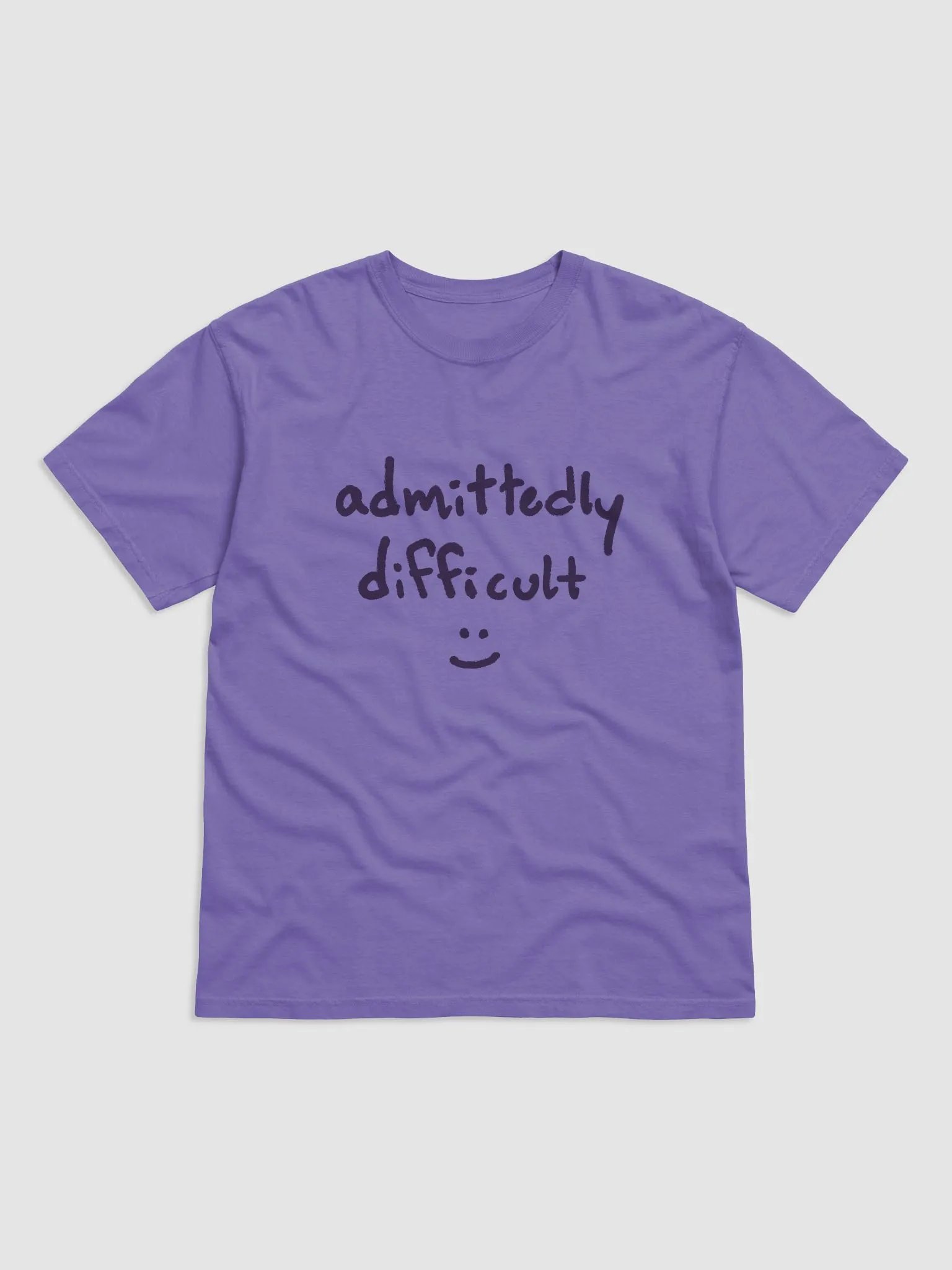 admittedly difficult (#332144) garment-dyed tee product image (1)