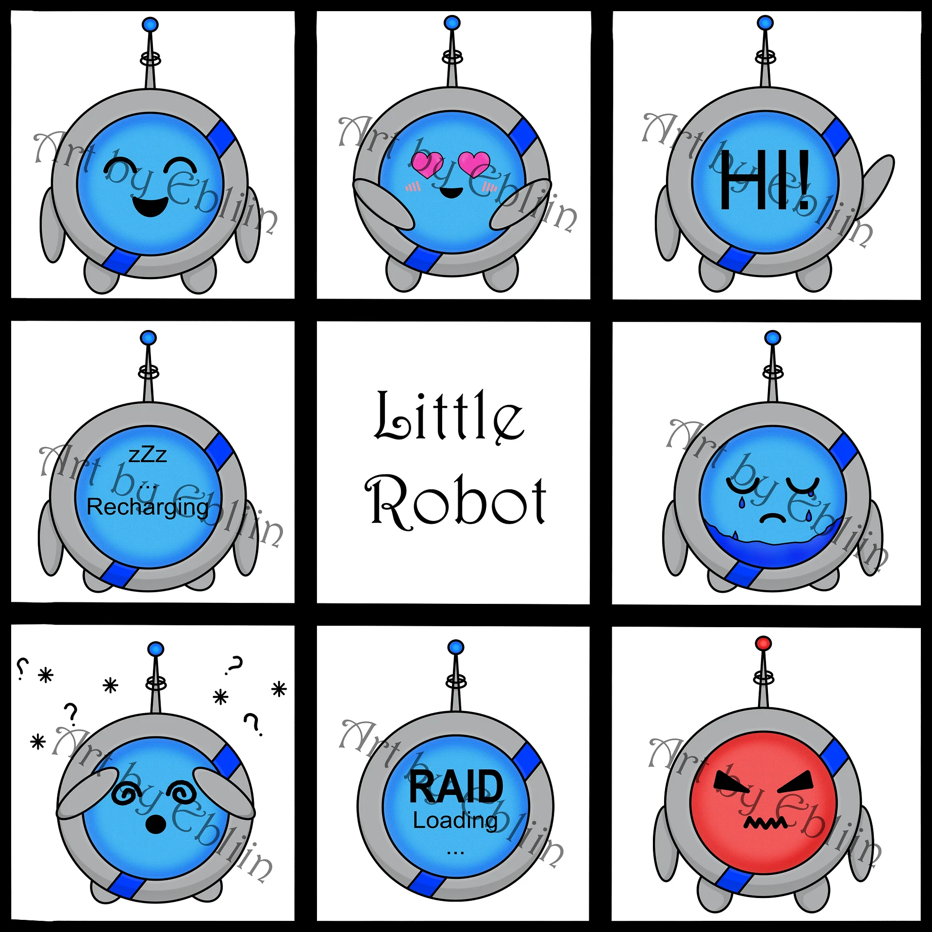 Little Robot Emotes product image (1)