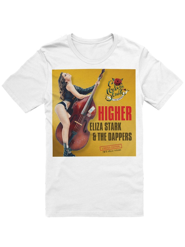 Higher Tee - White (Woman's Fit) product image (1)