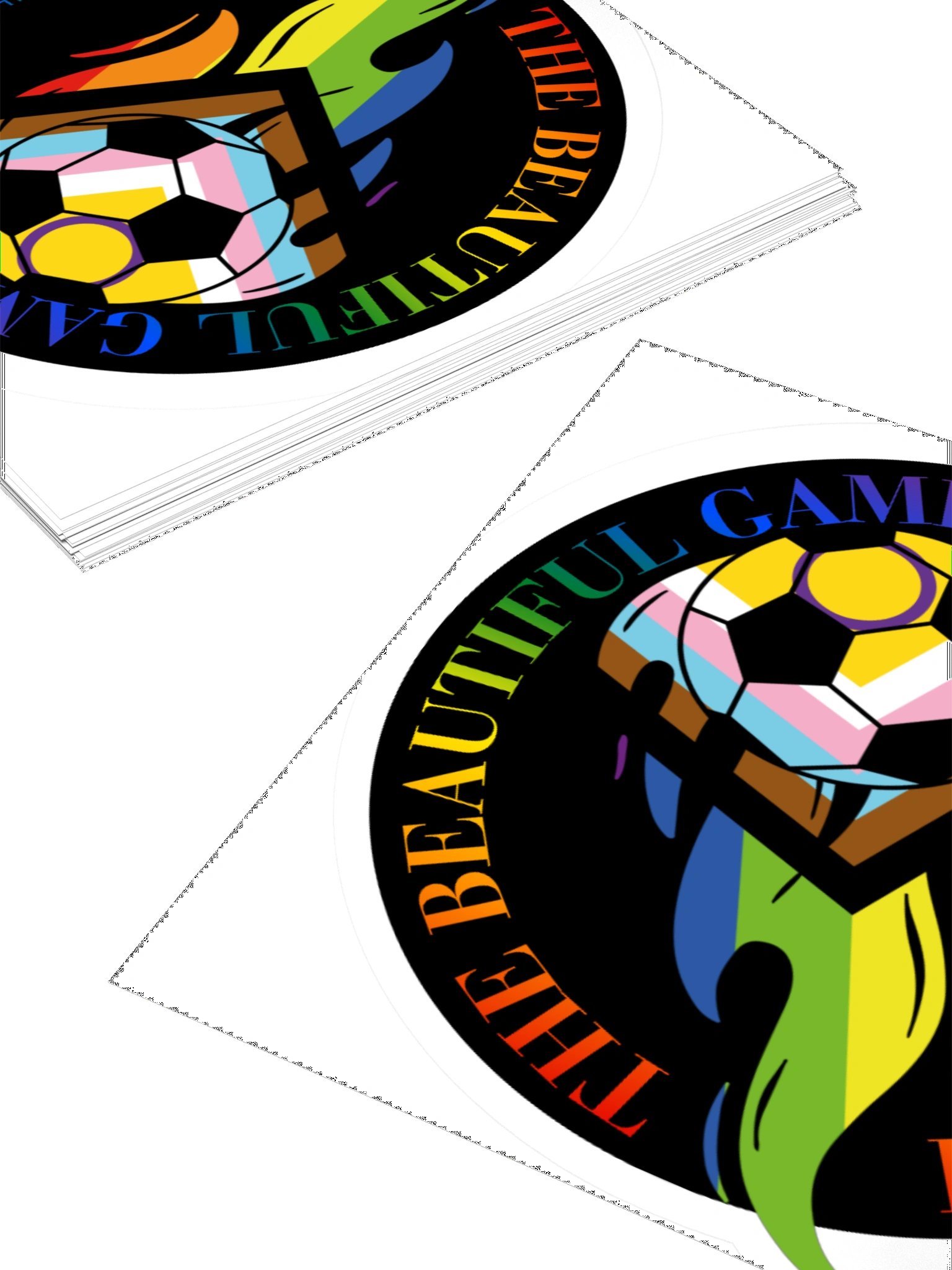 The Beautiful Game is for Everyone sticker product image (4)