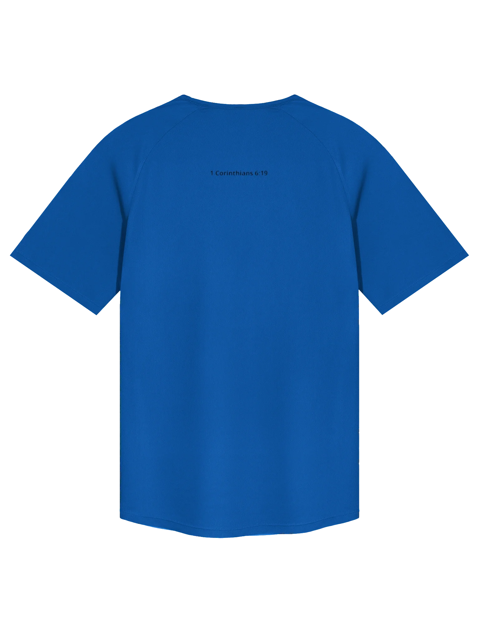 His House Mens Performance Crew Collar T-Shirt -Black Logo by His House