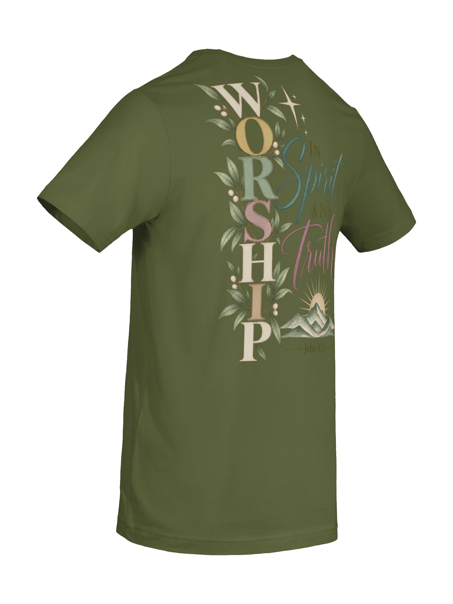 Made to Worship Premium Unisex Supersoft T-Shirt – John 4:24 Christian Worship Tee product image (52)