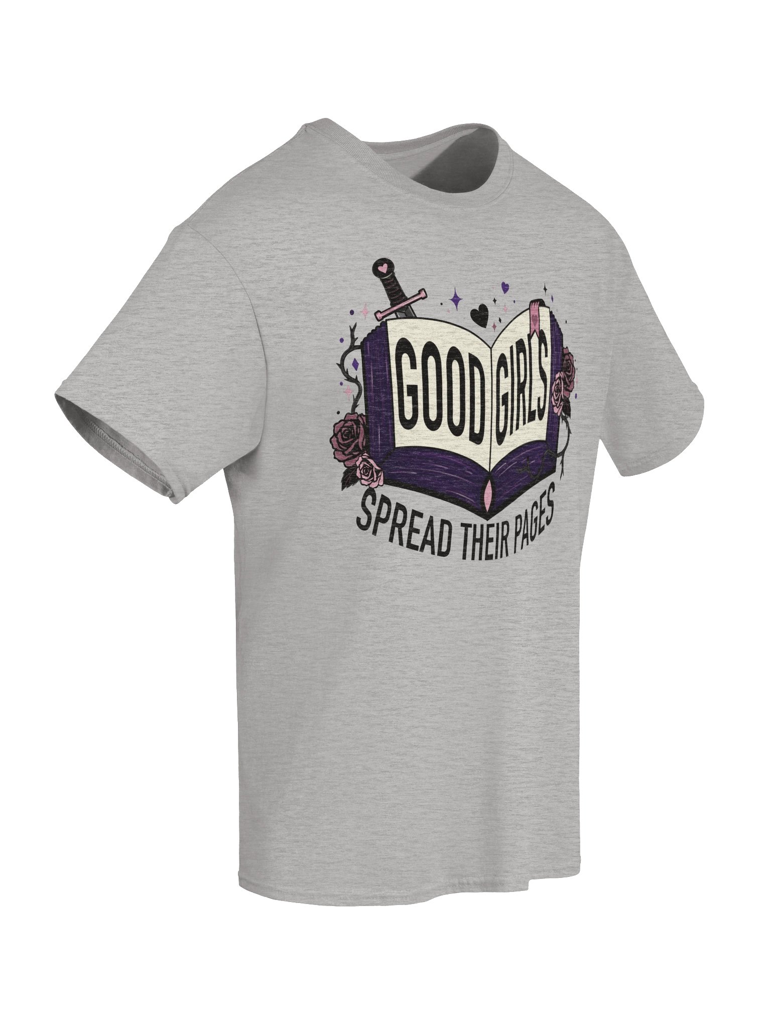 Good Girls Spread Their Pages (Unisex Heavy Tee) product image (46)