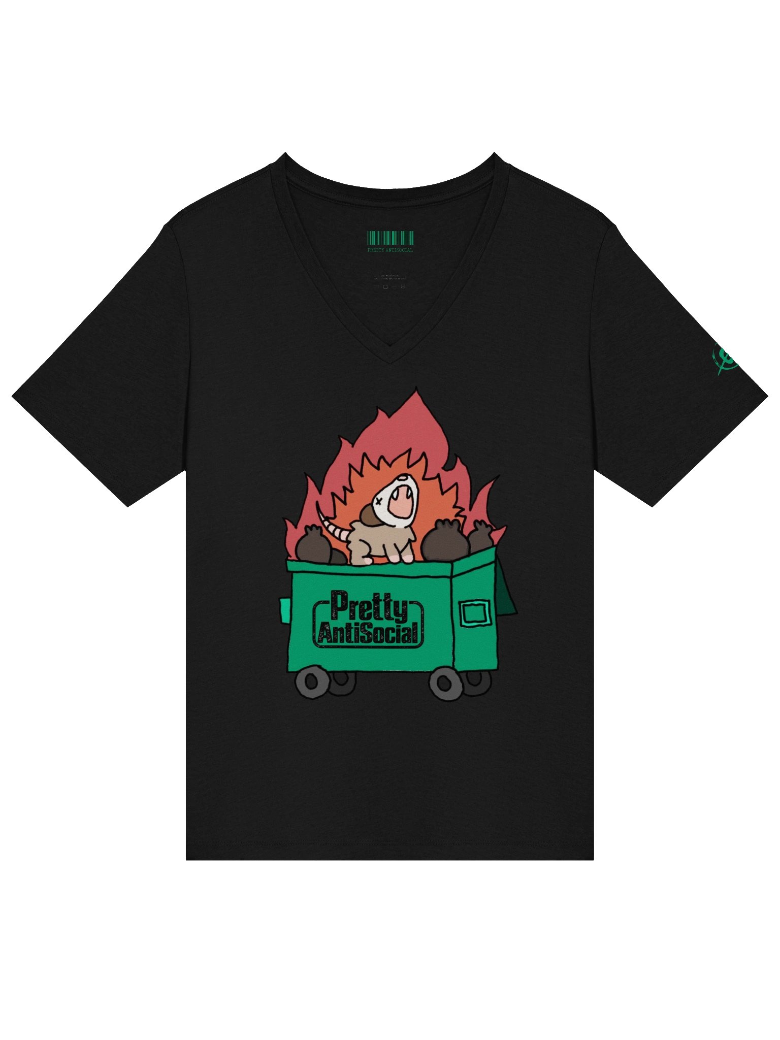 Pretty Little Dumpster Fire V-Neck product image (1)