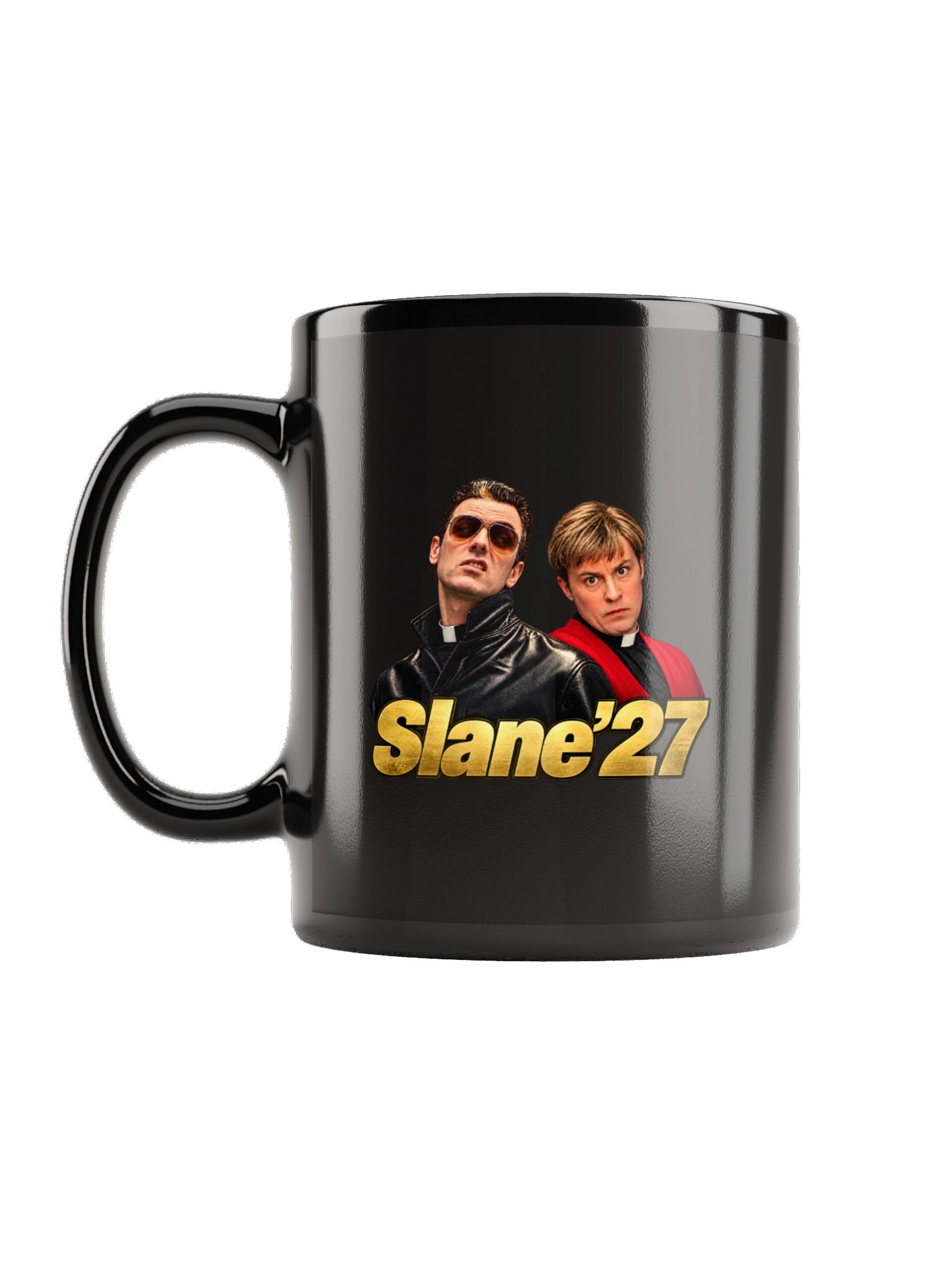 Slane ’27 Black Mug | 90s Britpop Inspired Coffee Mug product image (1)