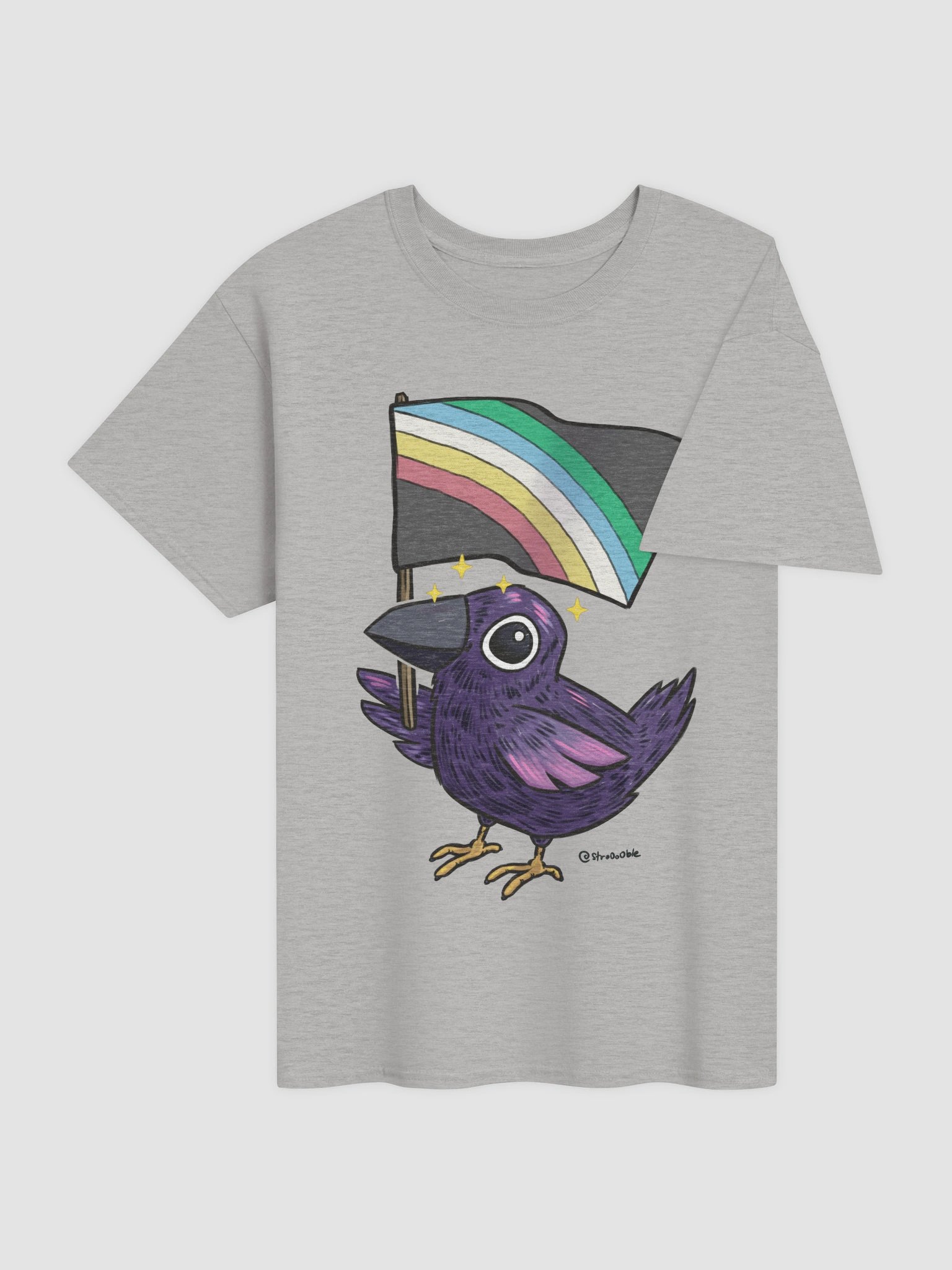 t-shirt : crow pride - disability product image (3)