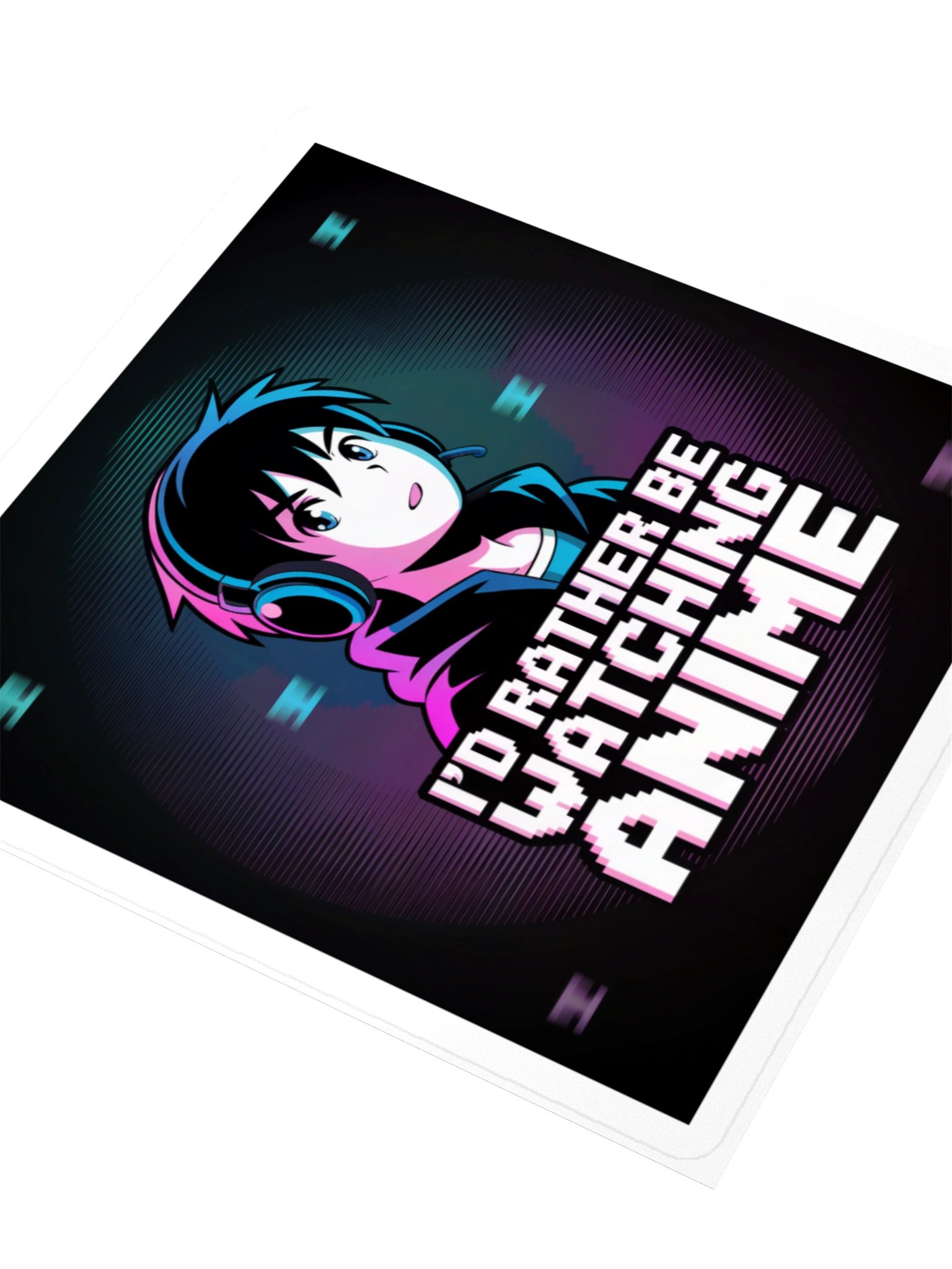 I'd Rather Be Watching Anime Sticker product image (8)