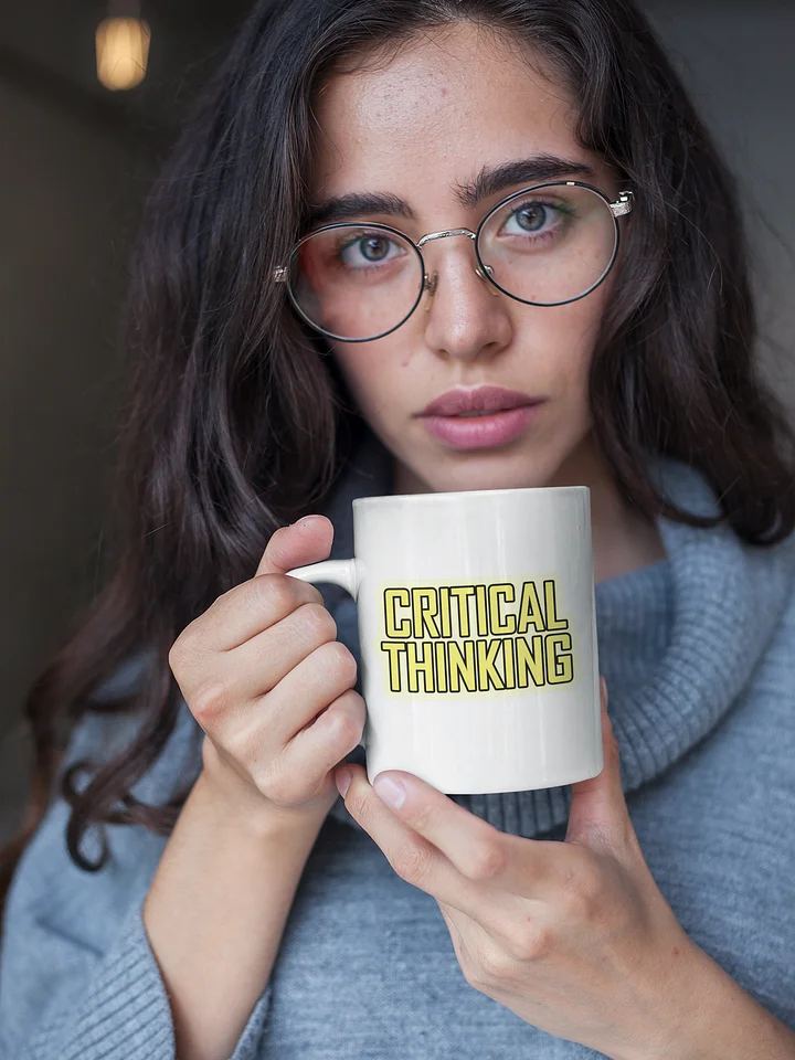 Promote Critical Thinking Now Mug - Political Coffee Cup product image (2)