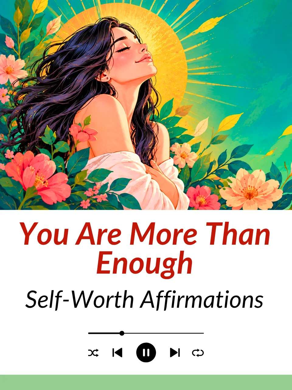 Self-Worth Affirmations — You Are More Than Enough | MP3 Download product image (1)