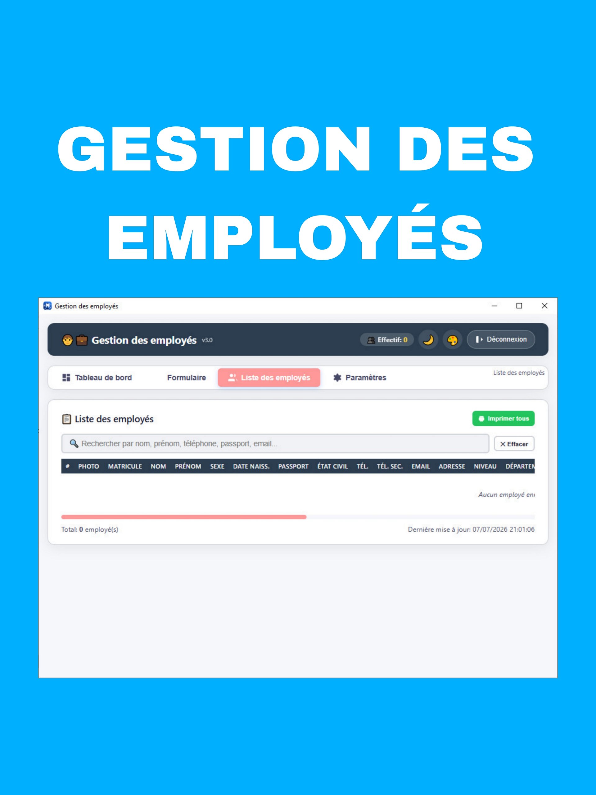 gestion des employés product image (2)