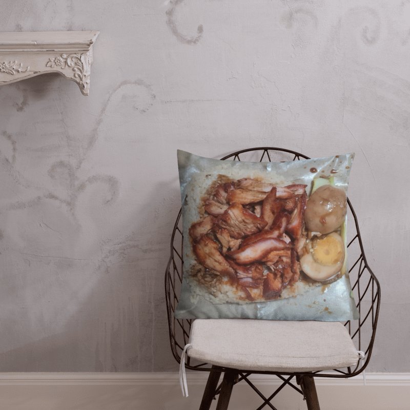 Char Siew Rice Decorative Pillow product image (3)