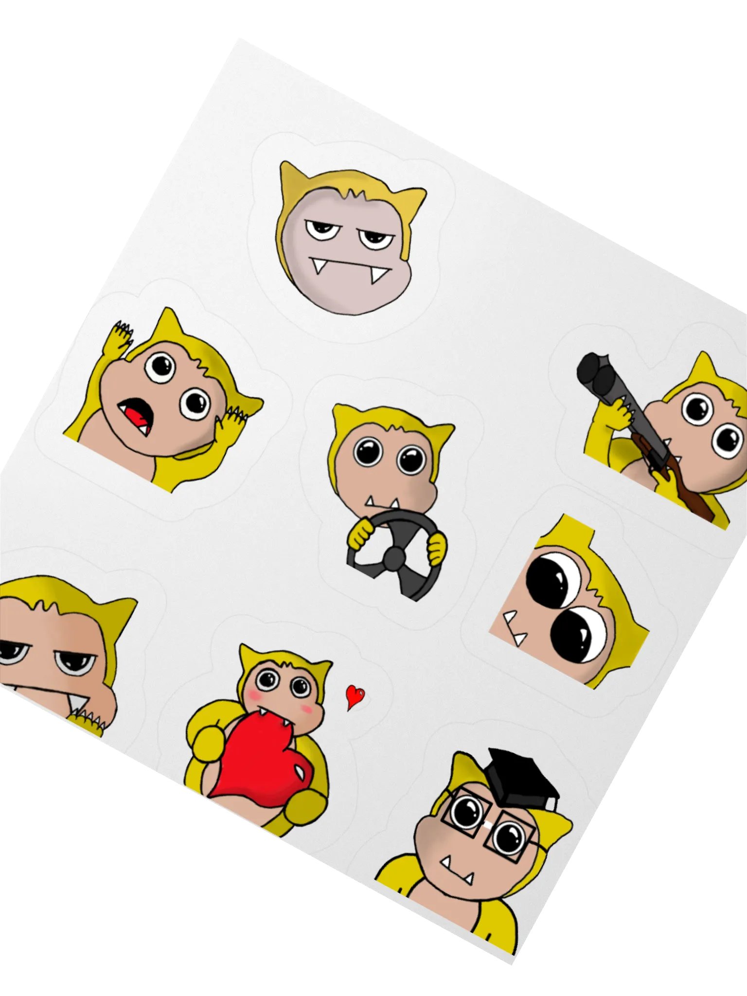 Emote Stickers 1 product image (7)