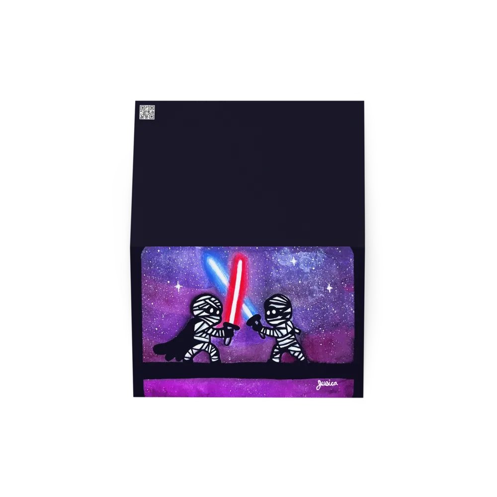 Duel of the Mummies Greeting Card product image (2)