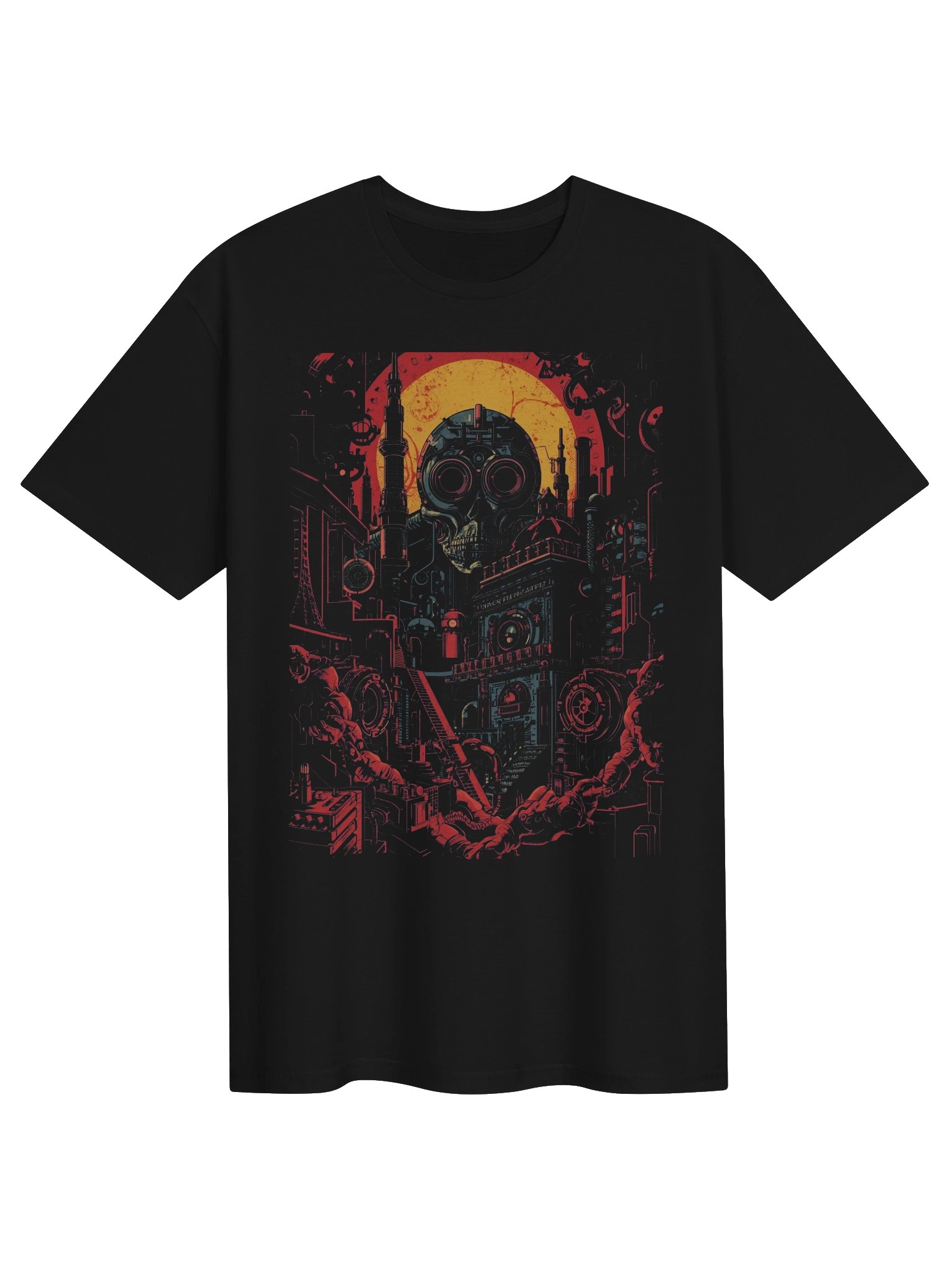 Dystopian Sun Skull T-Shirt product image (1)