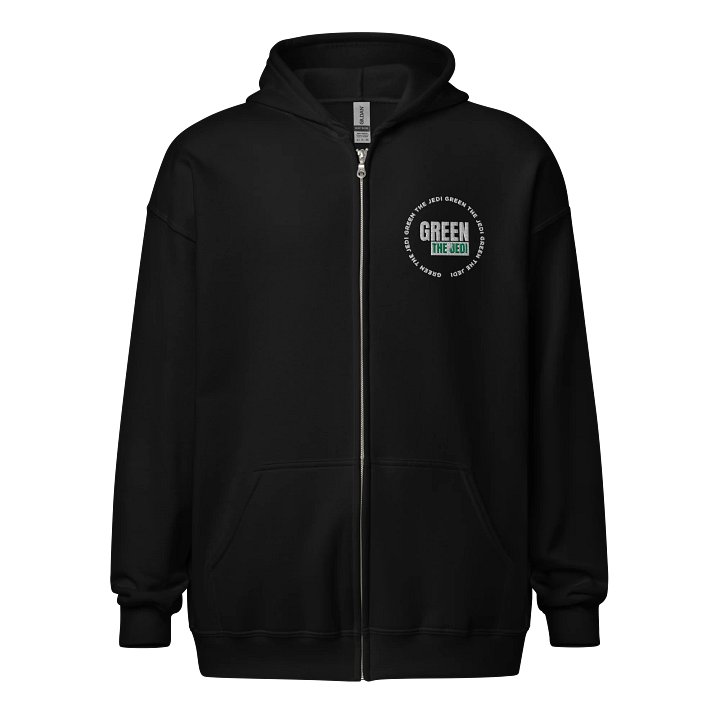 Green The Jedi Zip Hoodie product image (1)