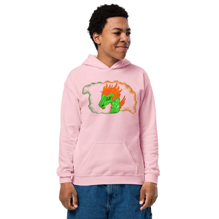 Dragon's Flame Youth Hoodie product image (1)