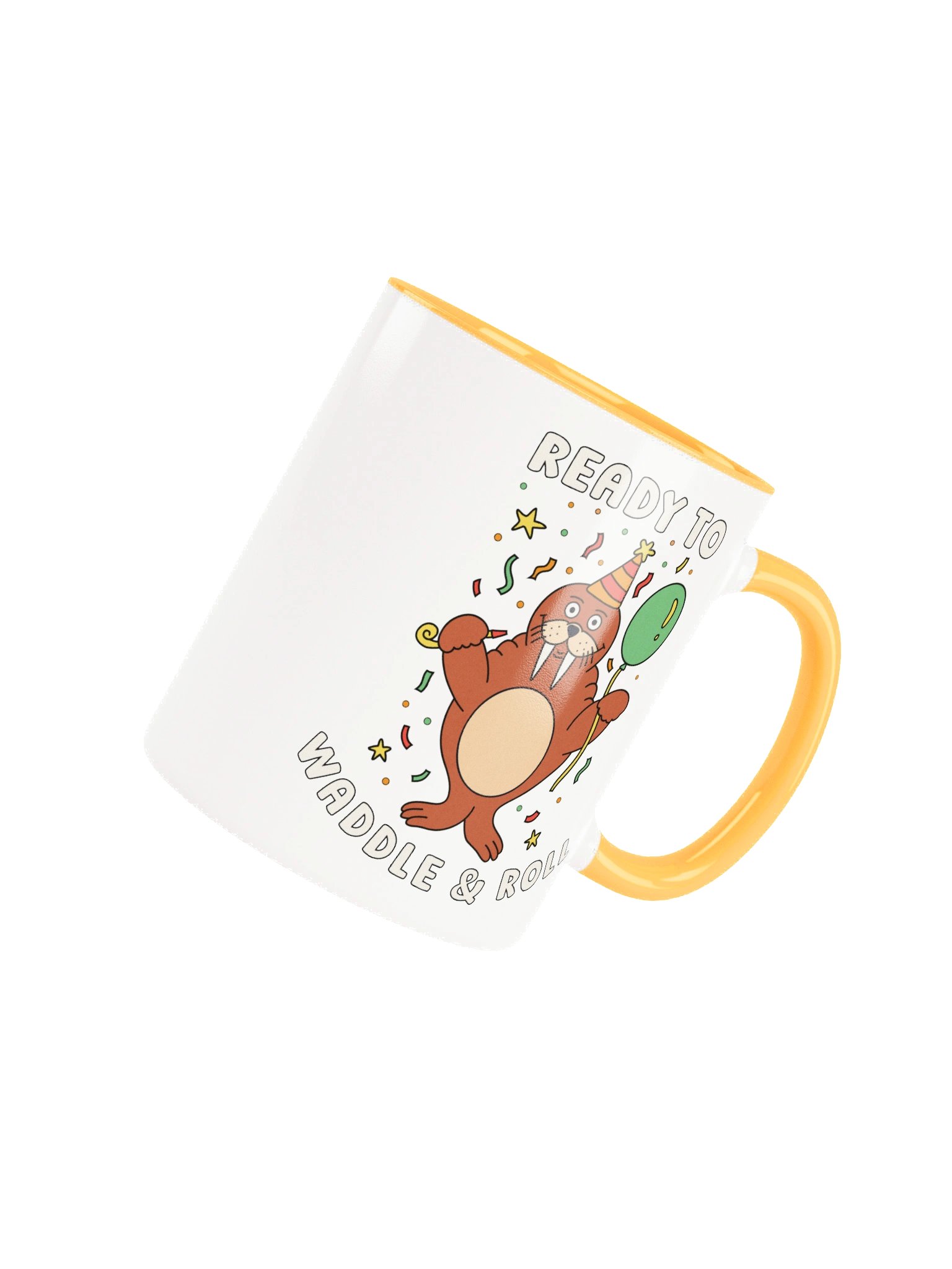 Ready To Waddle And Roll Cute Silly Funny Walrus Mug product image (4)