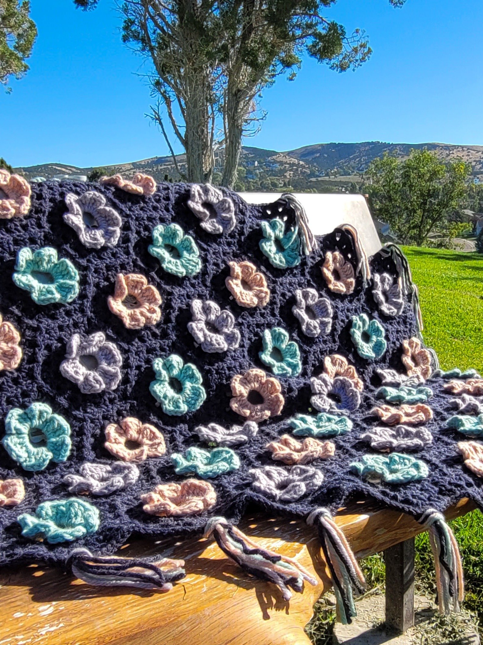 Moonlit Petals Blanket Crochet Pattern product image (8)