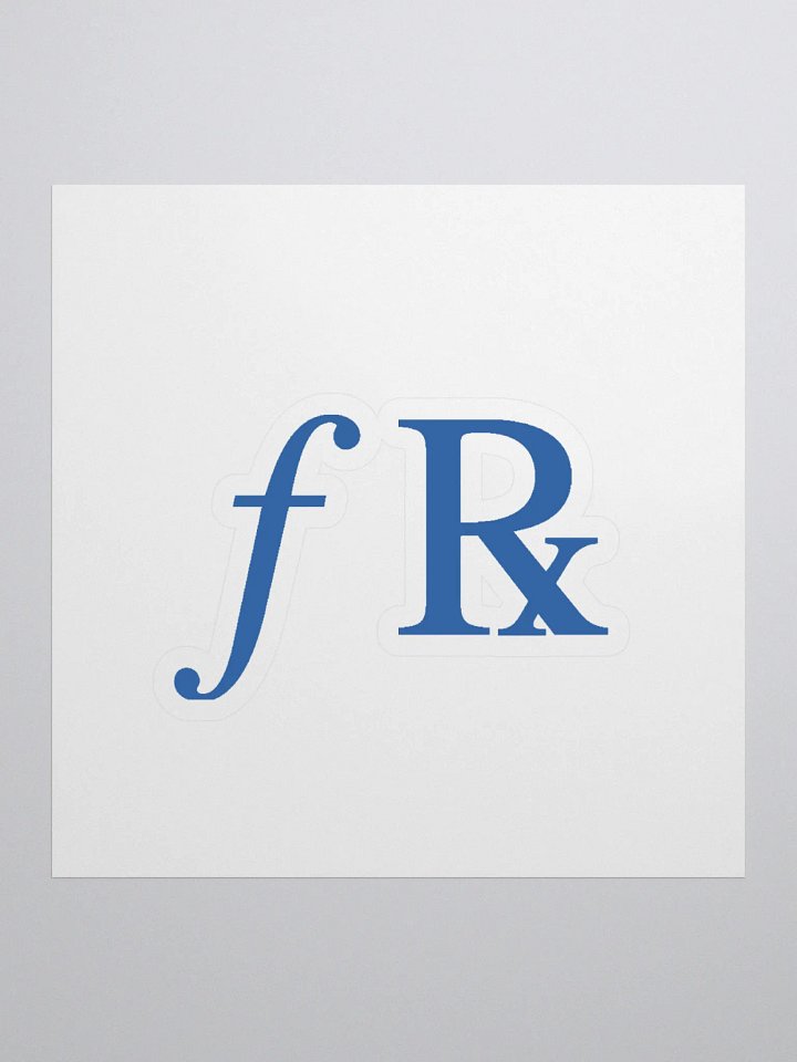 𝑓 ℞ Sticker product image (1)