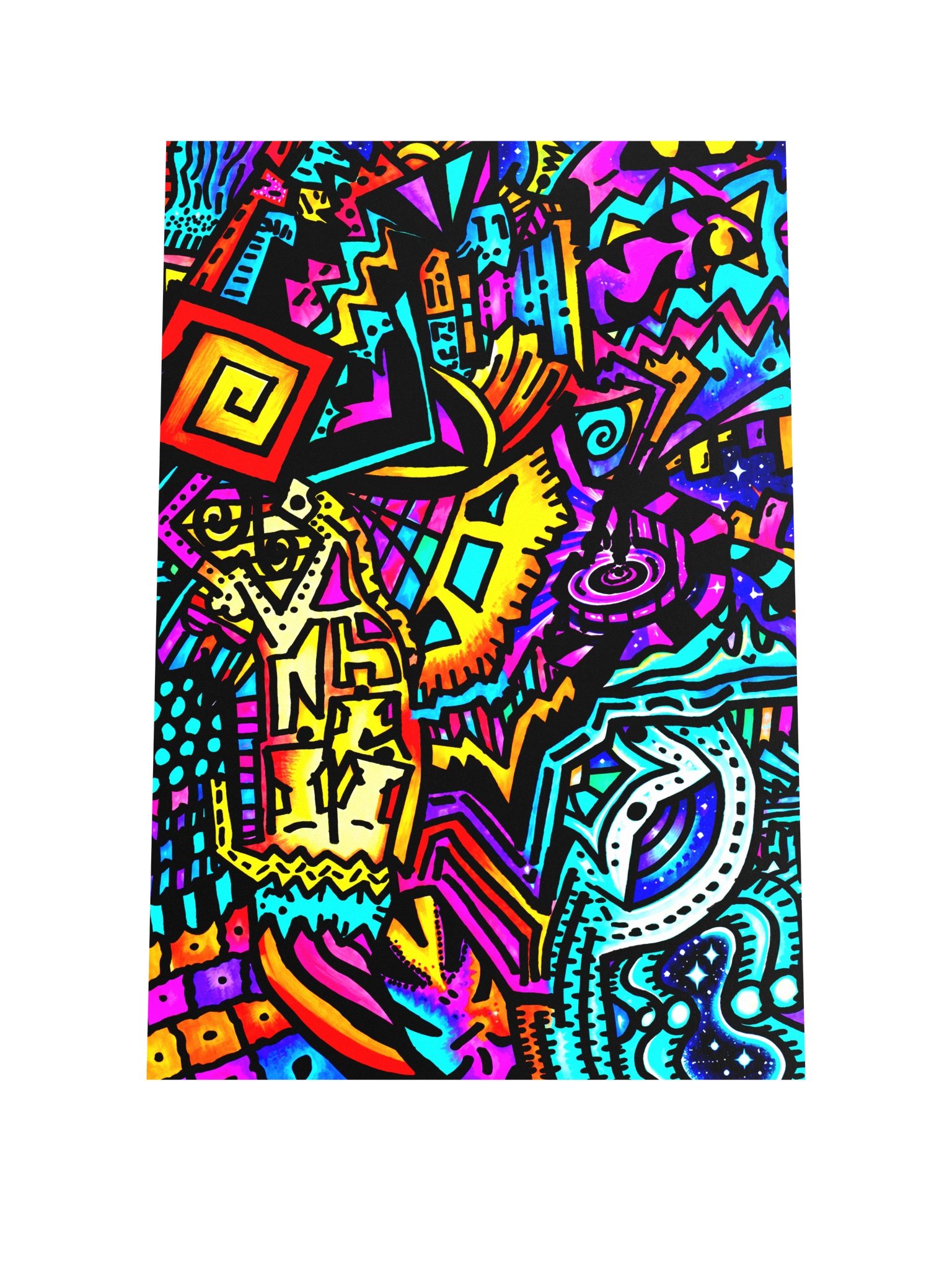 #28 Sucked into the Hive Mind - Color Poster (Alt.) product image (1)