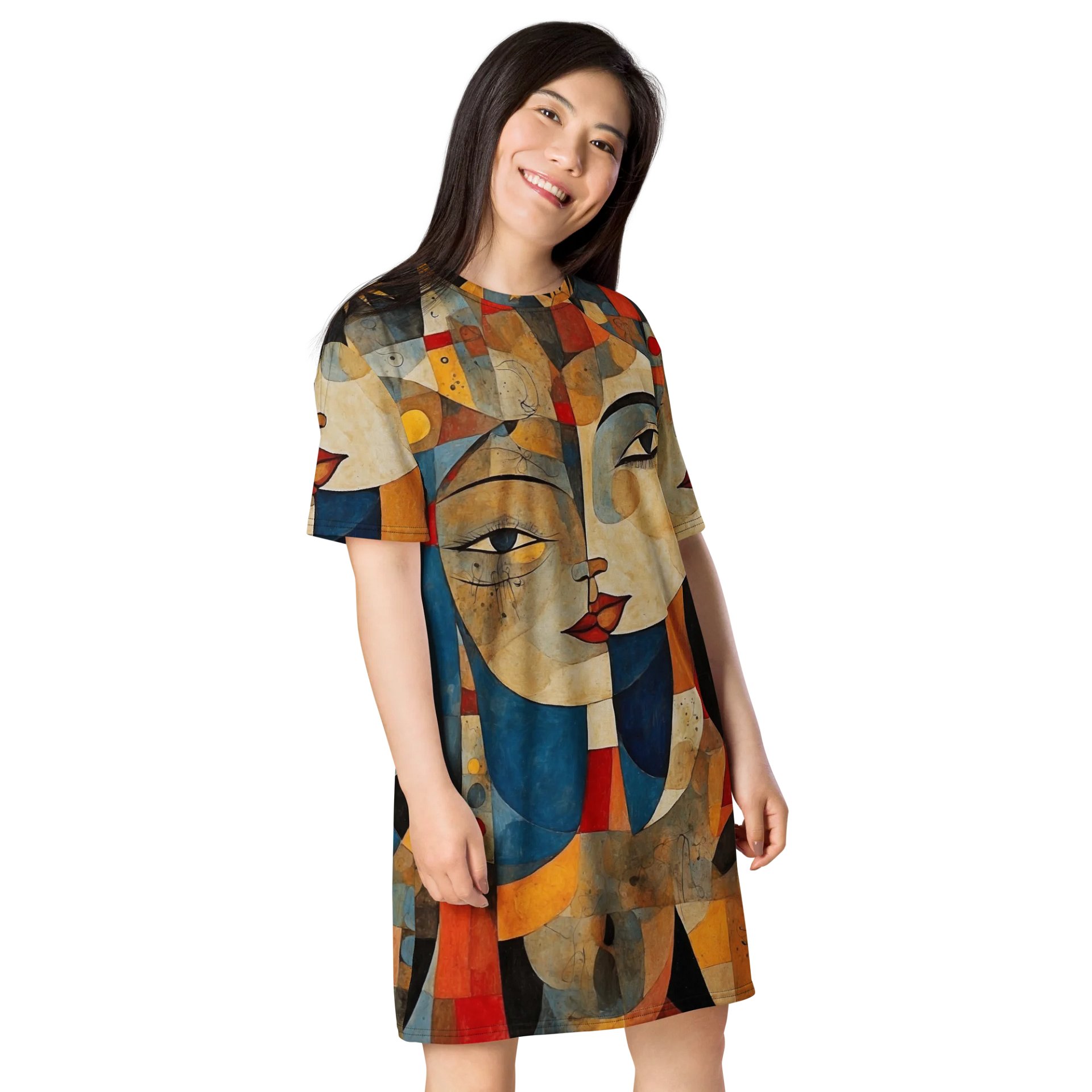 Celestial Symmetry T-Shirt Dress product image (4)