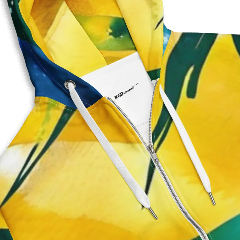 CaribbeanApples - St. Vincent and the Grenadines - SVG Abstract Diplomat Print | Unisex Zip Hoodie product image (5)