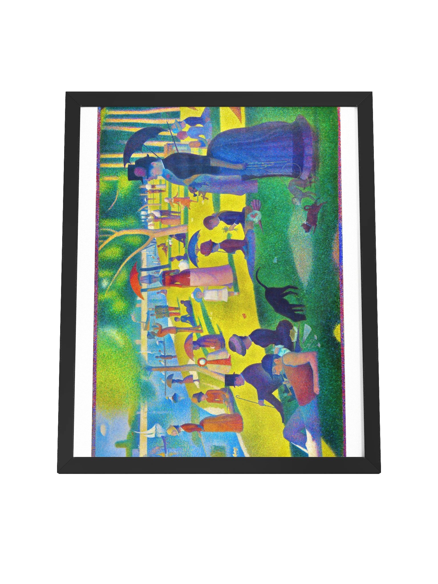 A Sunday Afternoon on the Island of La Grande Jatte — Large Framed Matte Poster product image (8)