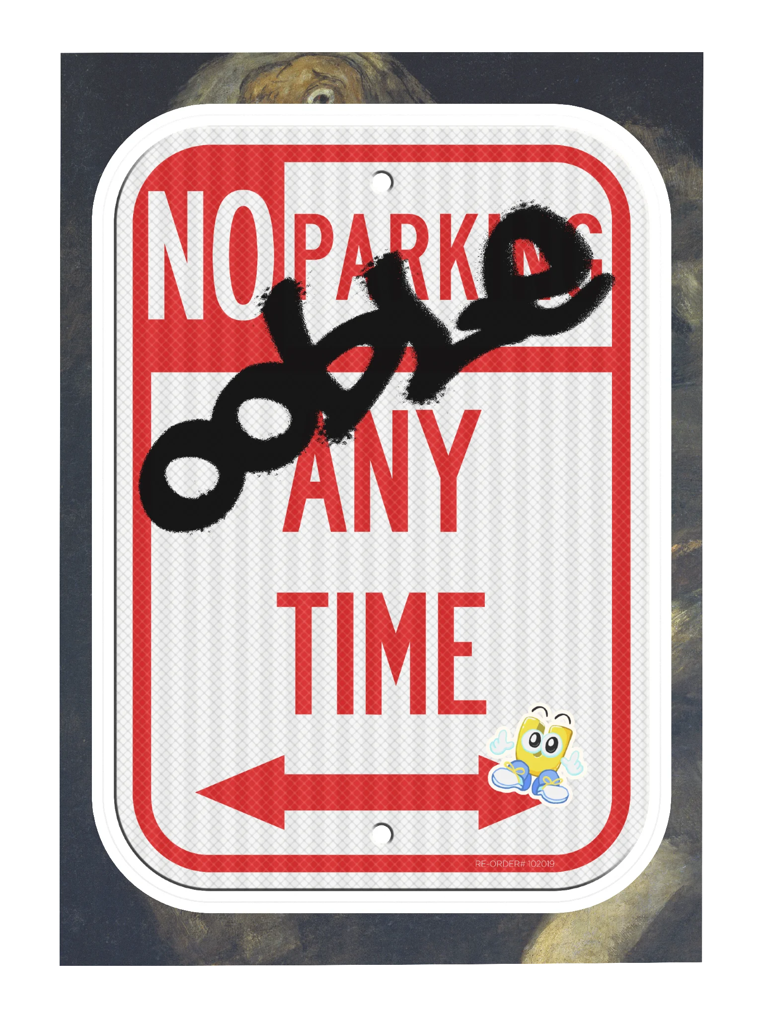 No Parking Sticker product image (3)