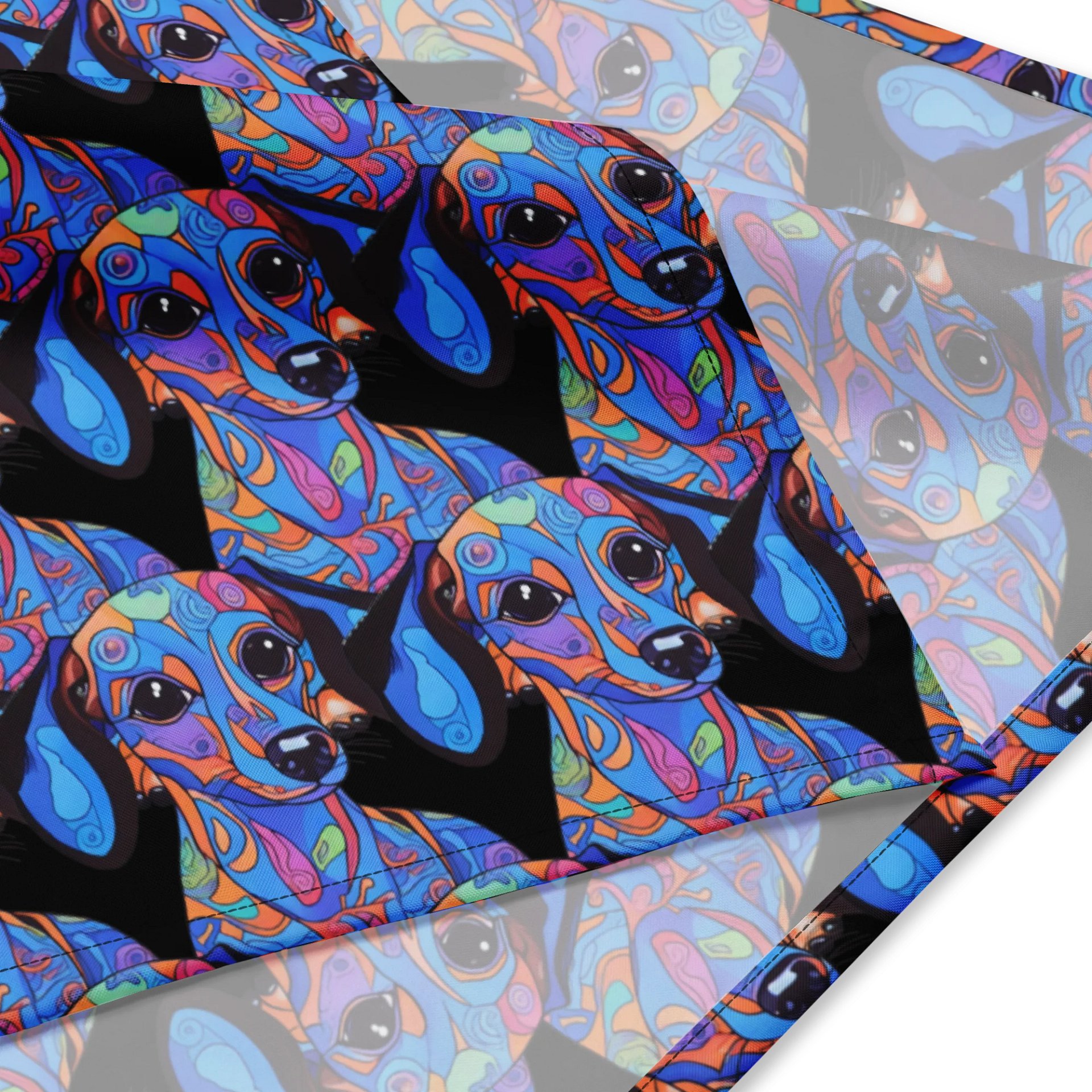 Psychedelic Dachshund #1 - Bandana product image (3)