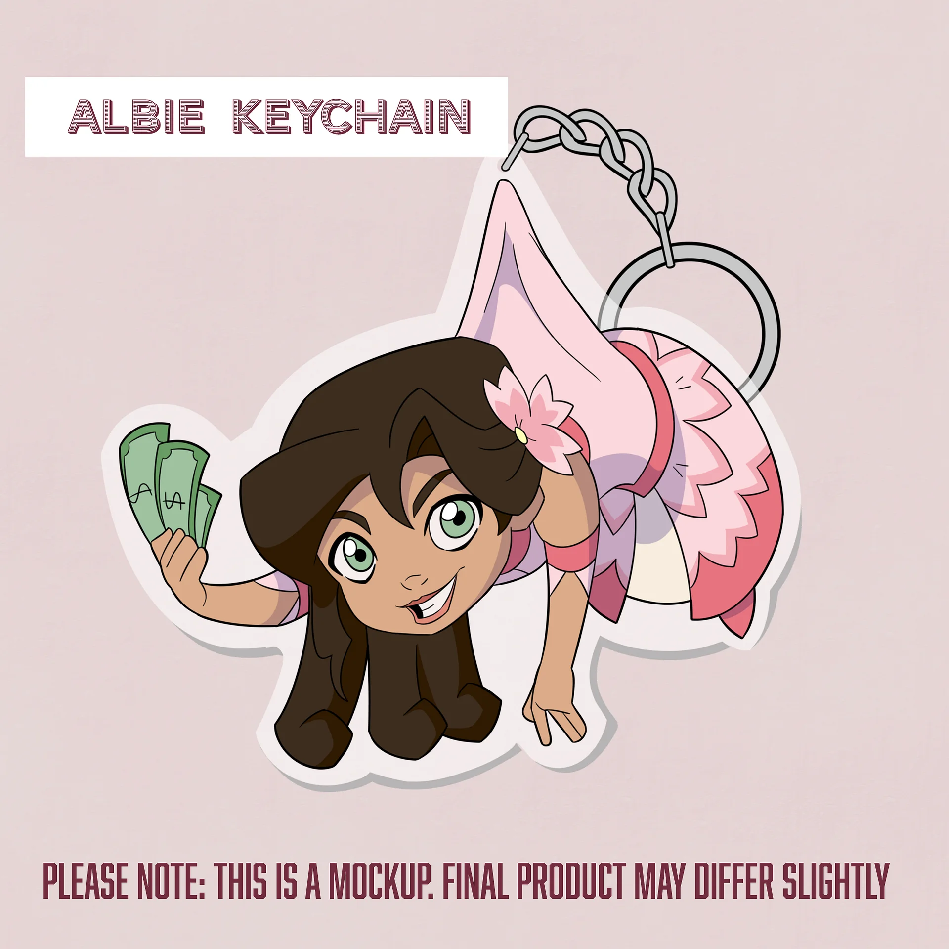 Albie Acrylic Keychain (Limited Preorder) product image (1)