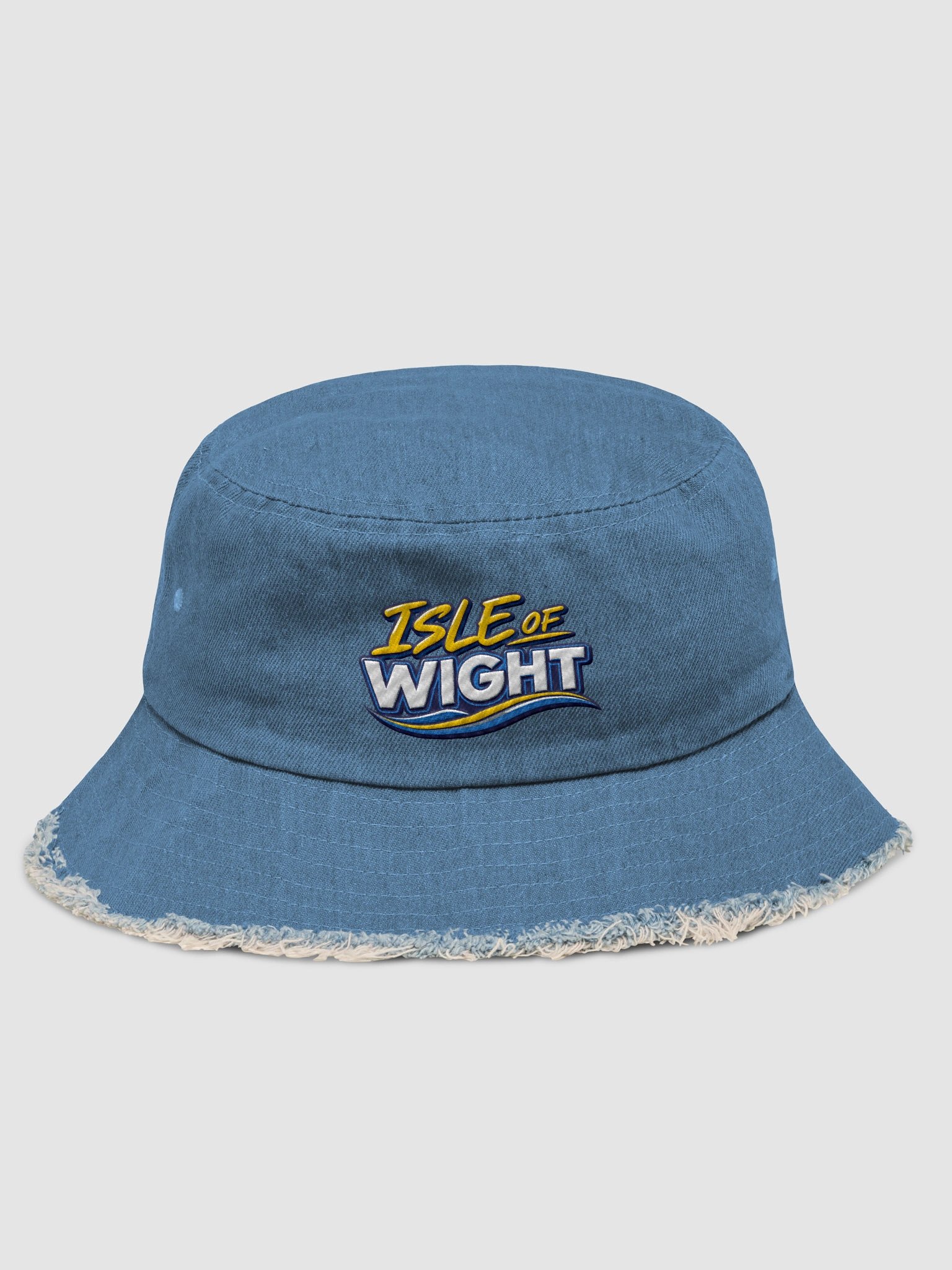 Isle of Wight Bright Logo Distressed Bucket Hat product image (1)