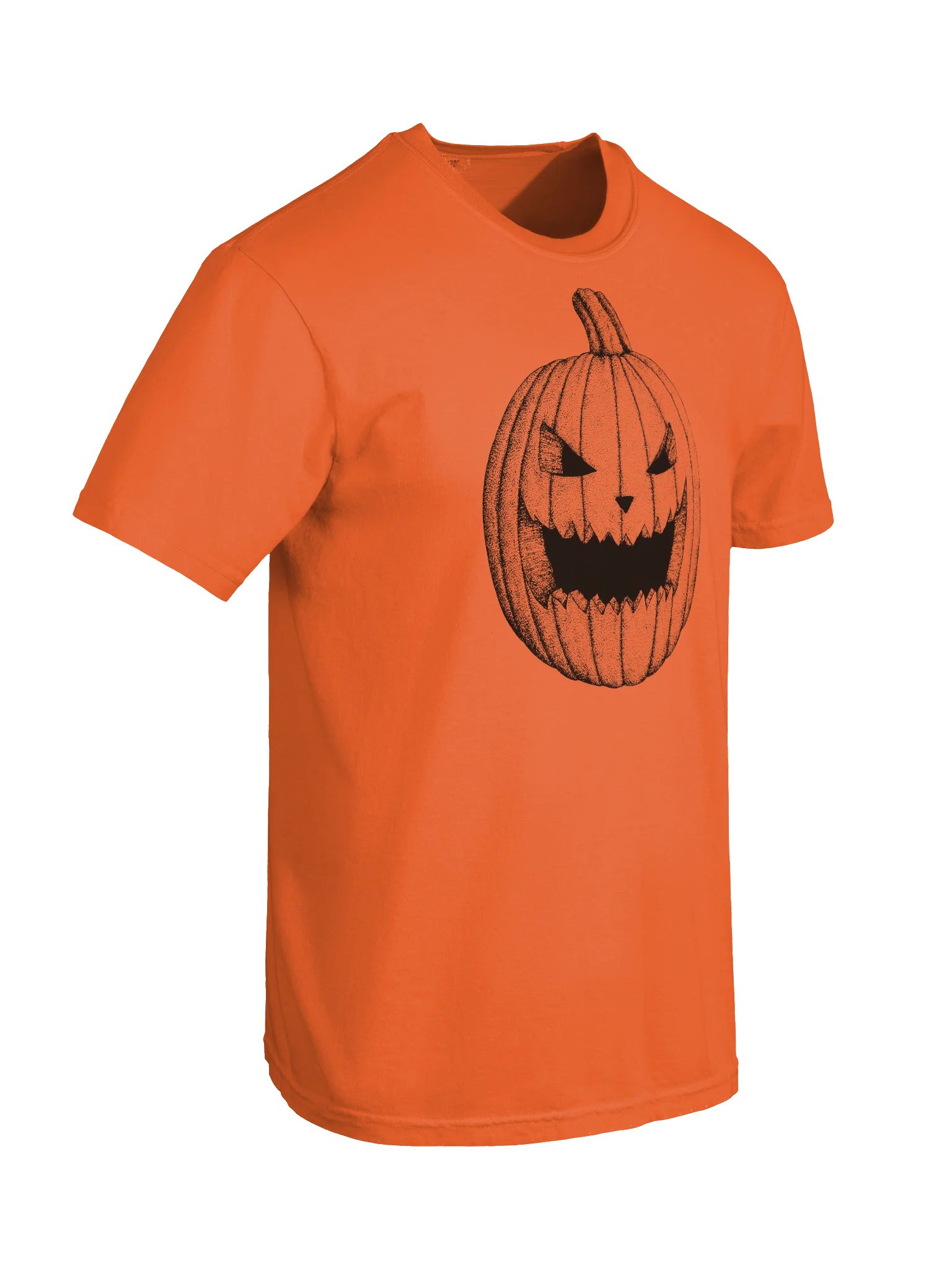 Burnt Orange Jack-O-Lantern Heavyweight Tee product image (8)