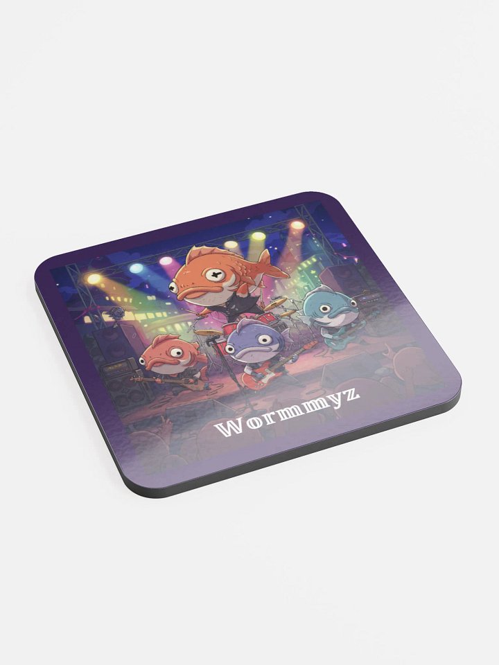 Forever Friend Wormmyz Glossed Cork Coaster product image (2)