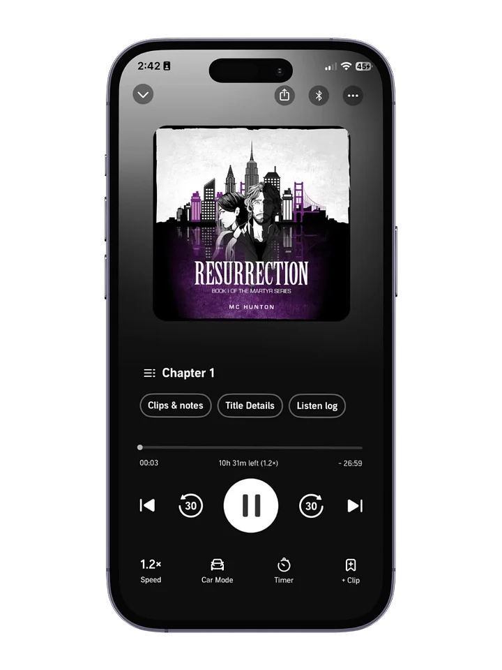 Resurrection - Book I of The Martyr Series - Audiobook product image (1)