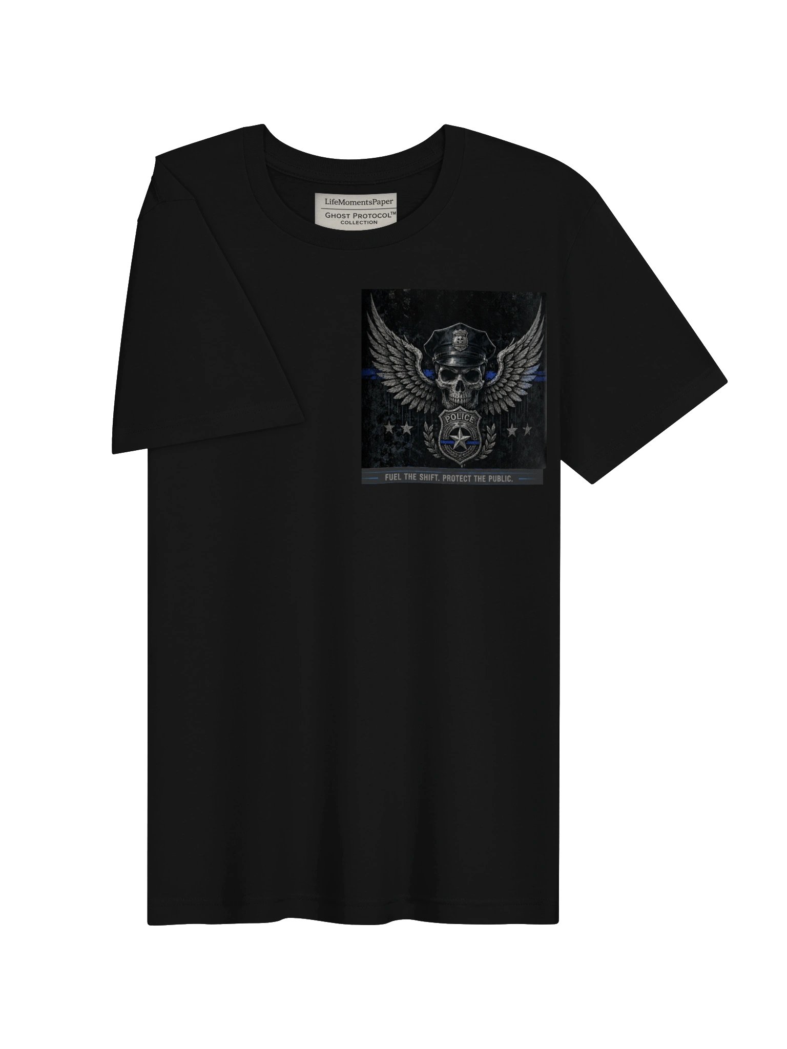 Funny Police Officer Shirt | Night Shift Skeleton Cop Gift | Full Moon Shift product image (6)
