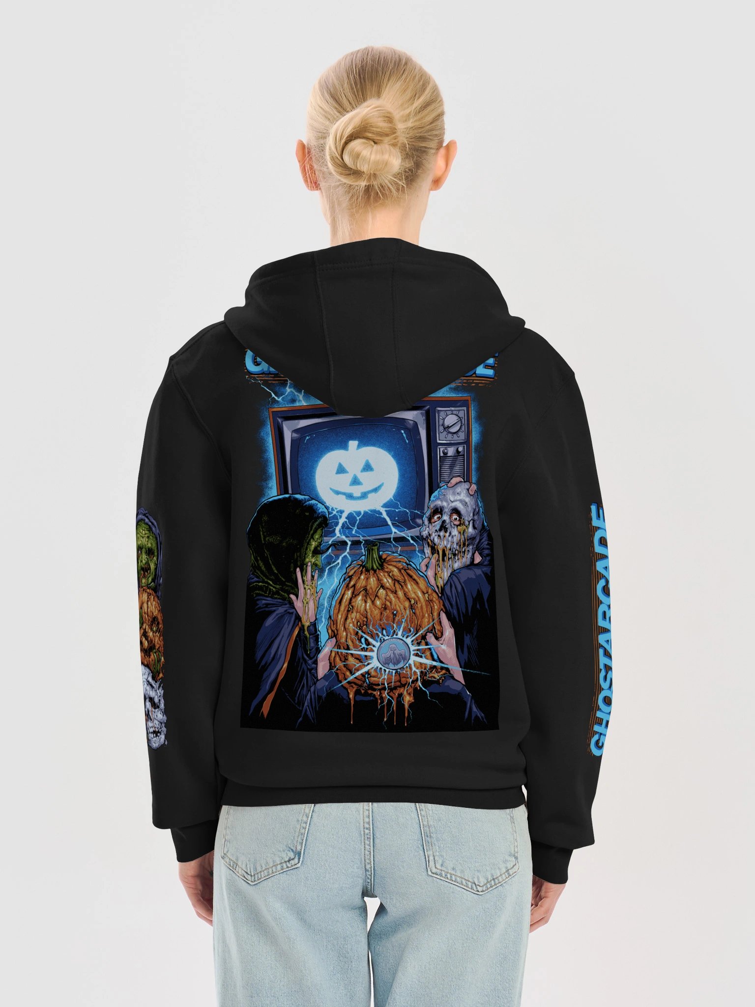 Novelty Scare Zip-Up Hoodie product image (10)