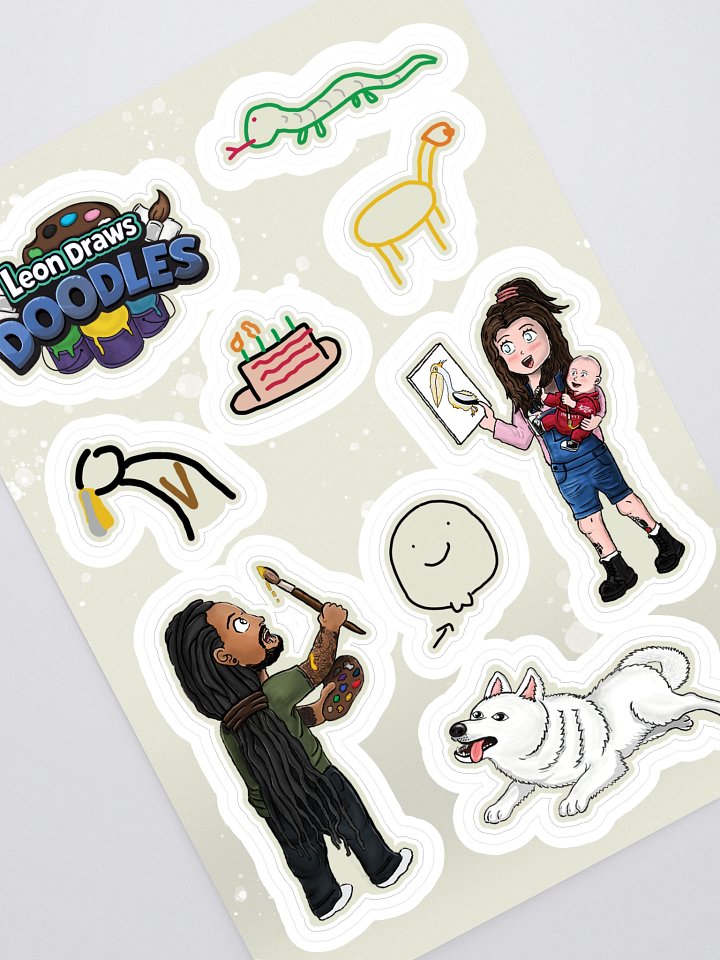 Leon Draws - Sticker Pack 01 product image (1)