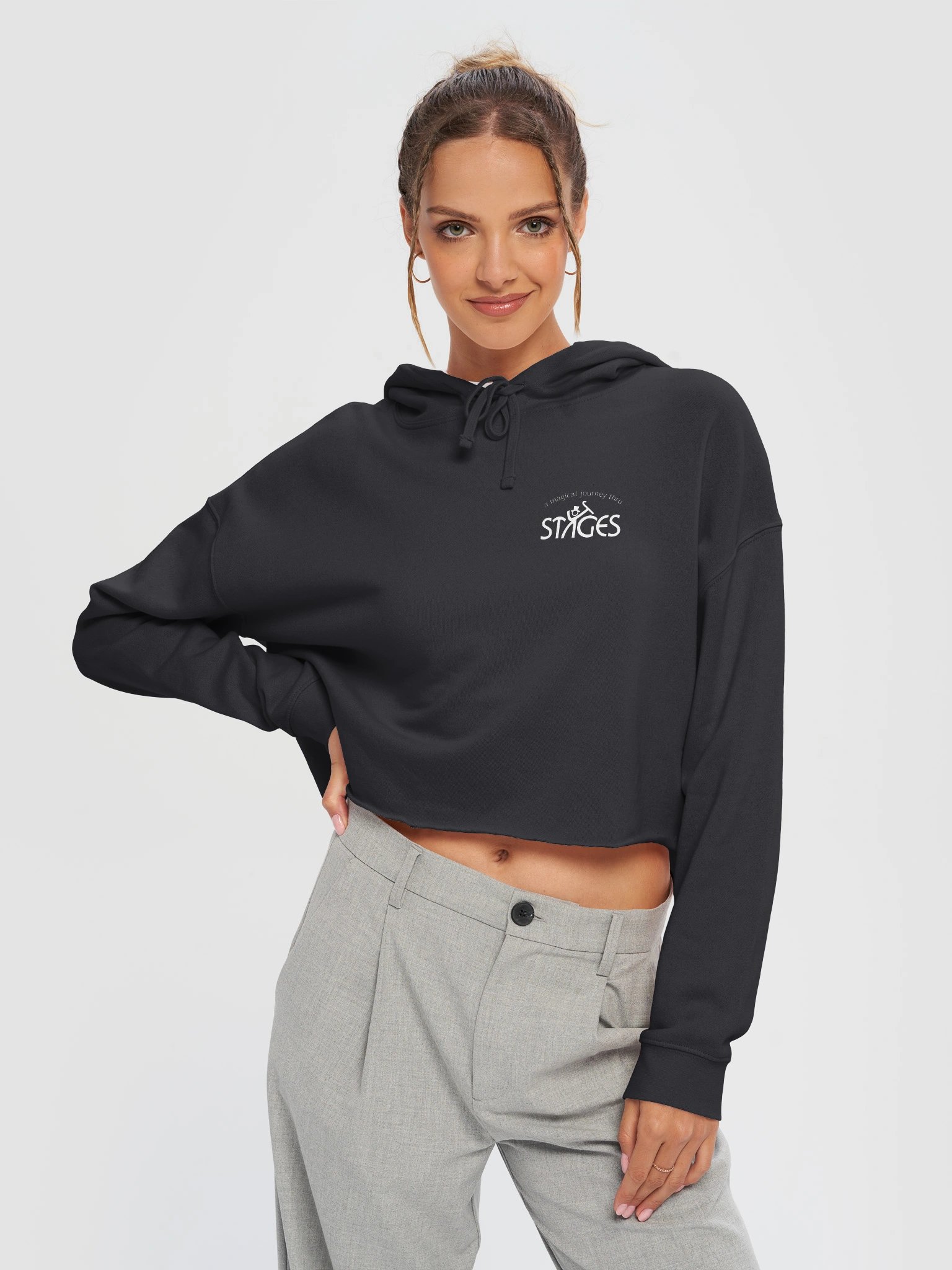 Women’s Lightweight Cropped Hoodie product image (5)