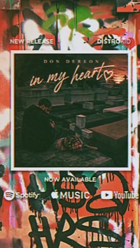 “IN MY HEART” OUT NOW ON SPOTIFY, APPLE MUSIC AND YOUTUBE 🔥🤟🏾🖤
#discover #underground #music #indianapolis #dondereon