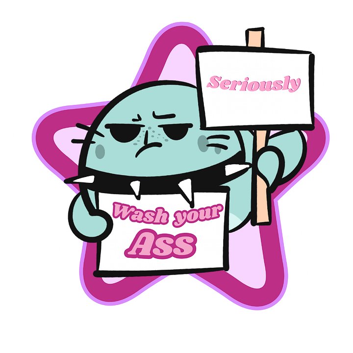 Wash your Ahh-Sticker product image (1)
