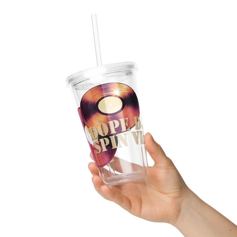 DOPE DJS SPIN VINYL Double Wall Tumbler product image (6)