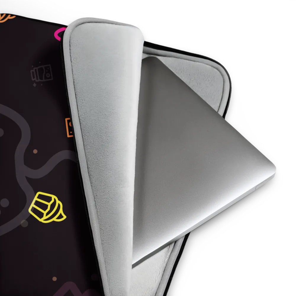 The 'Delicious Items' Laptop Sleeve - Dark product image (3)