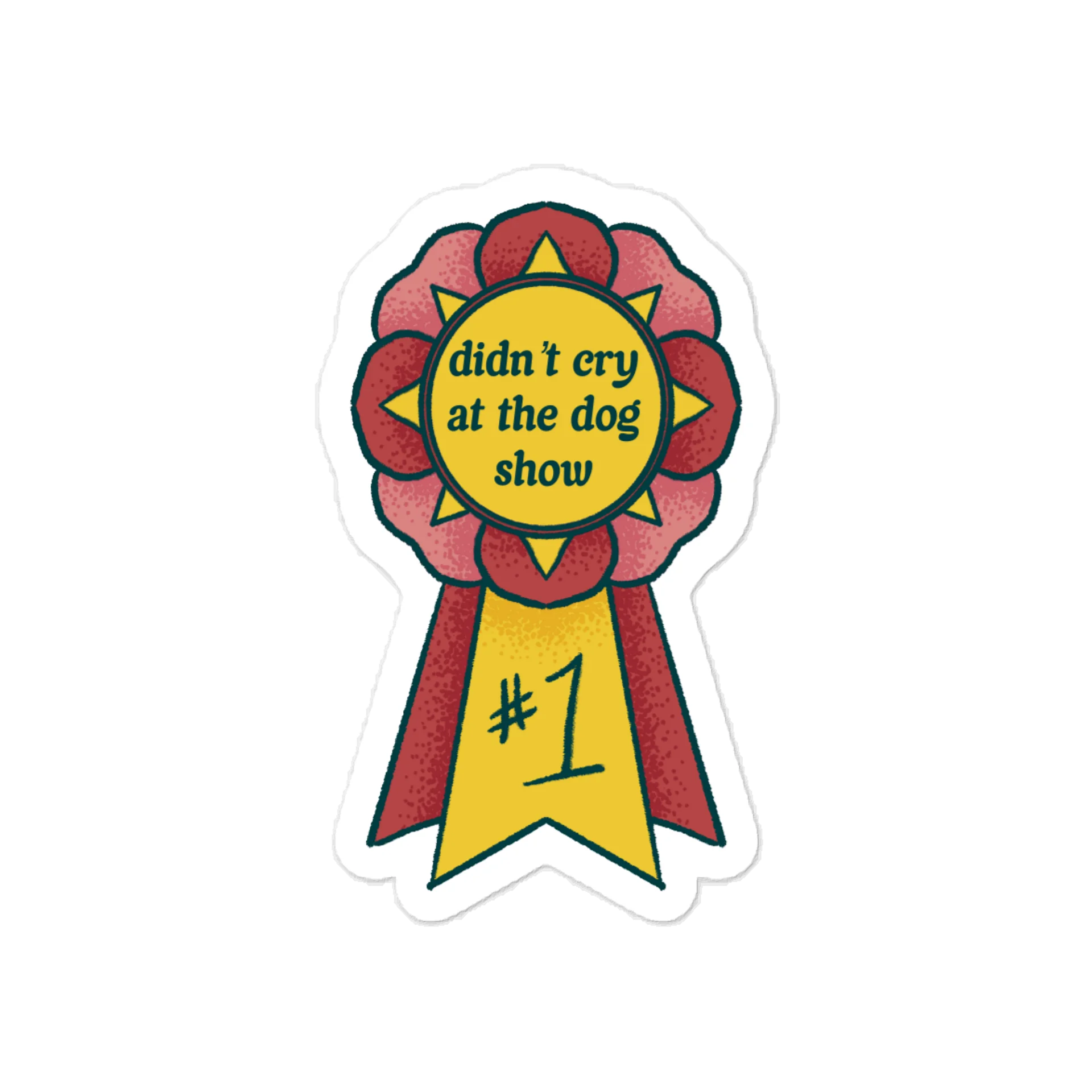 Rosette Series: Didn't Cry Sticker product image (1)