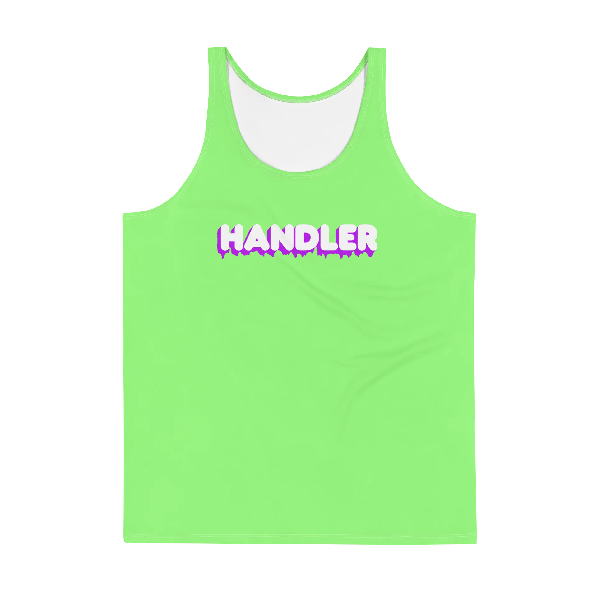 Identity Tank - HANDLER - Lime Green / Purple / White product image (1)