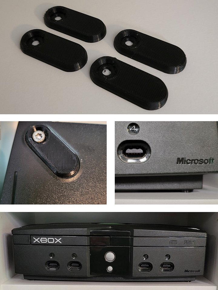 Rubberized Replacement Feet for Original Xbox product image (1)
