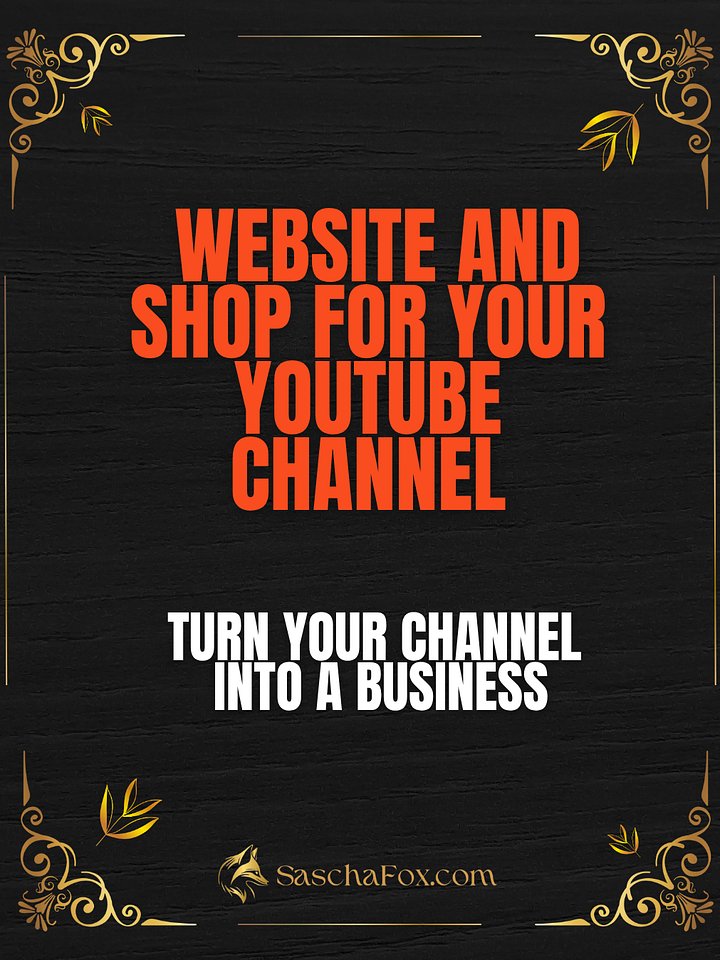 I Build a Website and Shop for Your YouTube Channel product image (1)